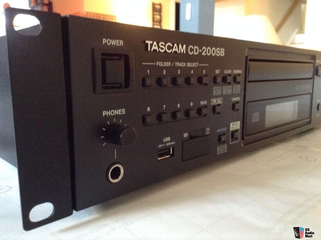Tascam CD-200SB CD player USB SD card file storage Photo #1480438