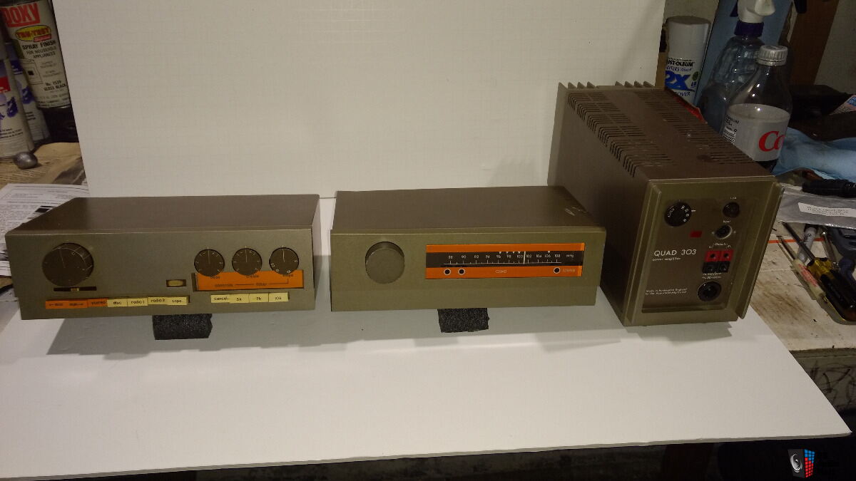 QUAD system, pre-amp, power amp, tuner, cables Photo #1493245 - US ...