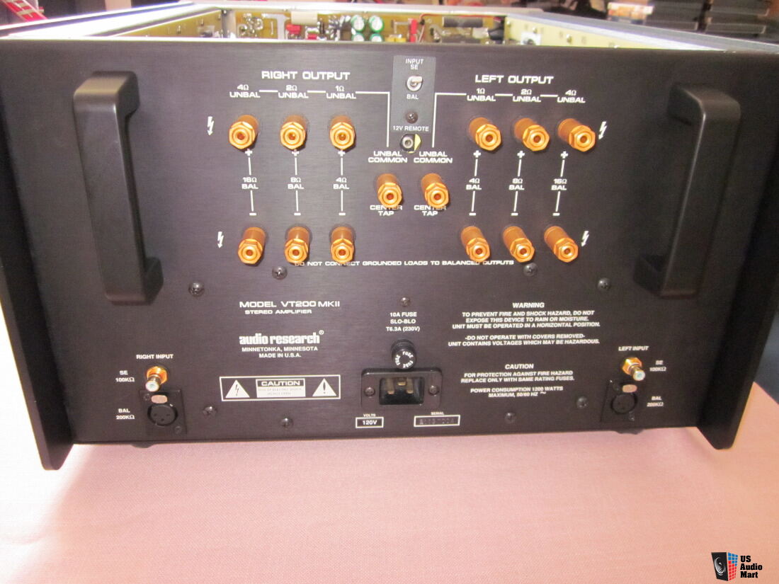 Audio Research VT 200 Mk II Amplifier - PRICE REDUCED Photo #1510336