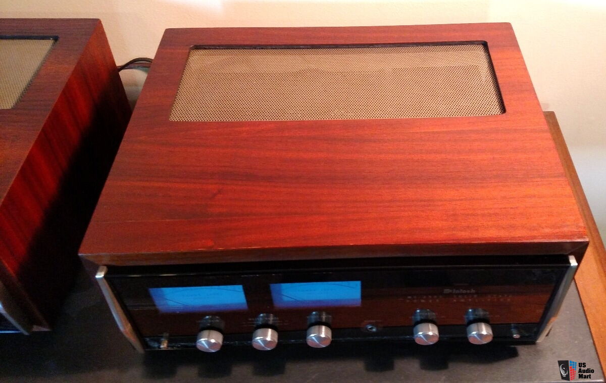 McIntosh Vintage System: MC2505 Amp, C26 Preamp, MR74 Tuner in matching Walnut Cabinets w/ Panlocs
