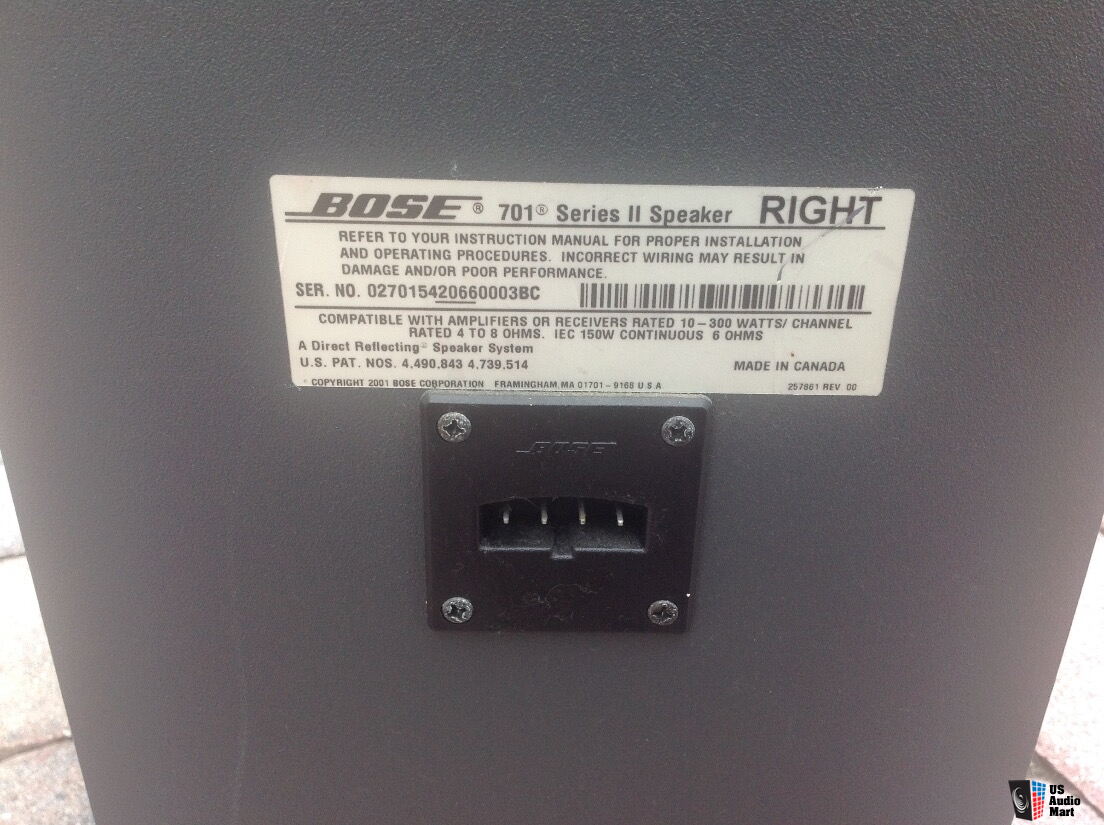 bose 701 series ii parts