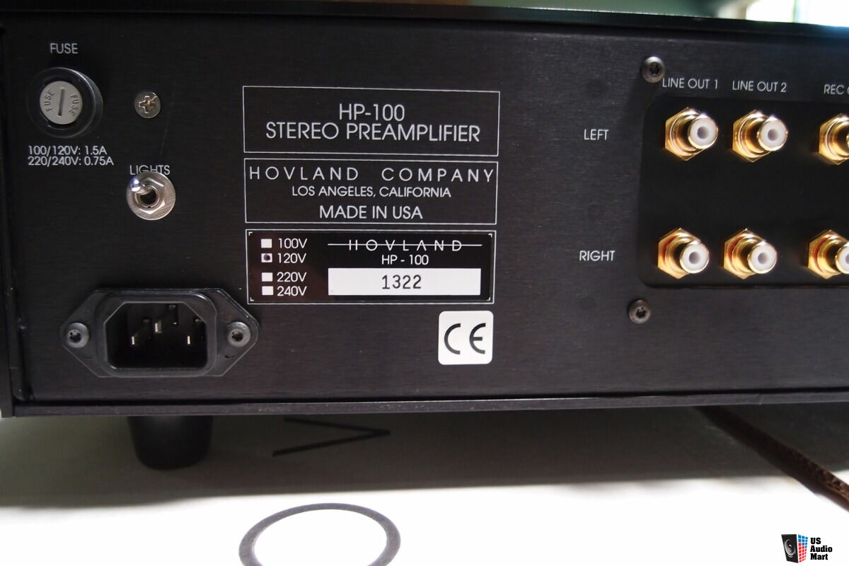 Hovland HP-100 tube line stage preamp, Excellent Photo ...