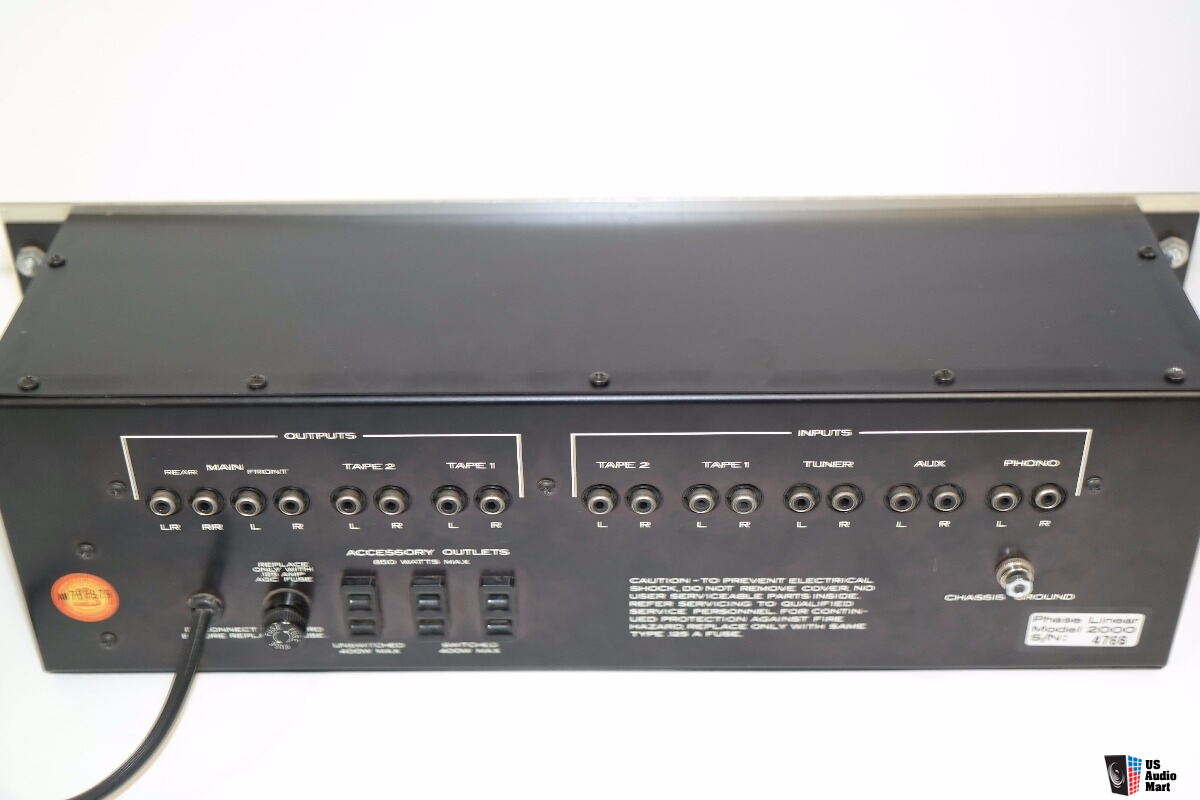 Phase Linear 2000 stereo preamp, fully restored and sounding great