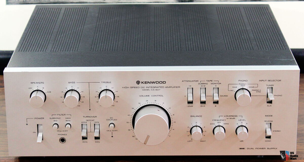 Kenwood KA907 STEREO Amplifier High Speed DC Integrated Audiophile Amp