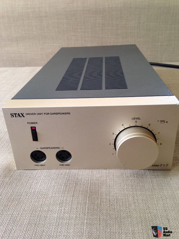 Stax SRM 717 amplifier for electrostatic headphones earspeakers