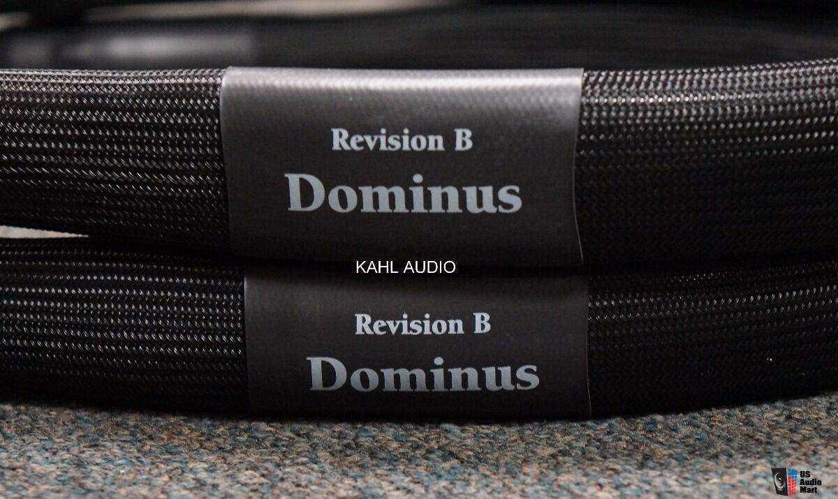 Purist Audio Design Dominus Rev.B 1m XLR pair. $5,100 MSRP Photo ...