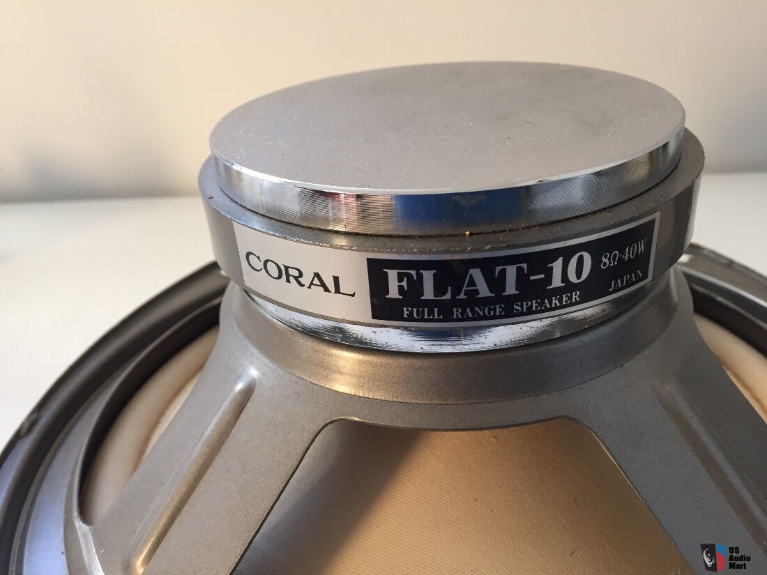 Coral Flat 10 full range wideband speakers drivers Photo #1702541 ...