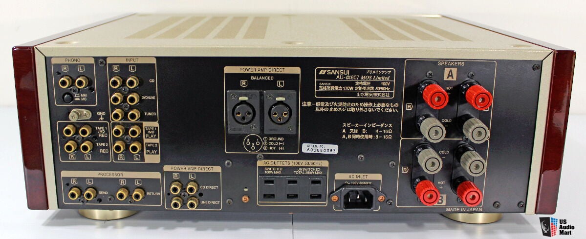 Sansui AU-alpha 607 MOS Limited Integrated Stereo Amplifier - MINT