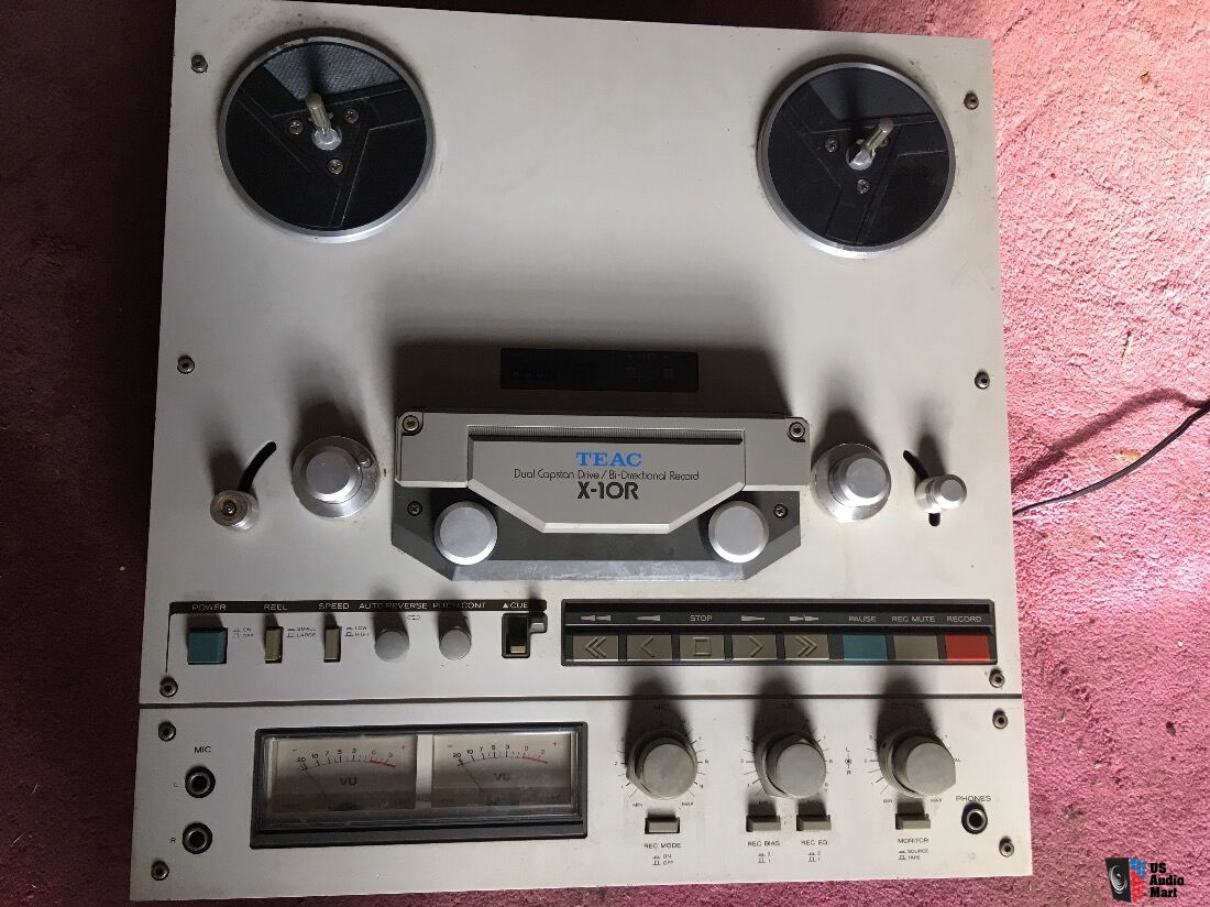 TEAC X10R X-10R 10.5 inch reel to reel tape deck recorder as is