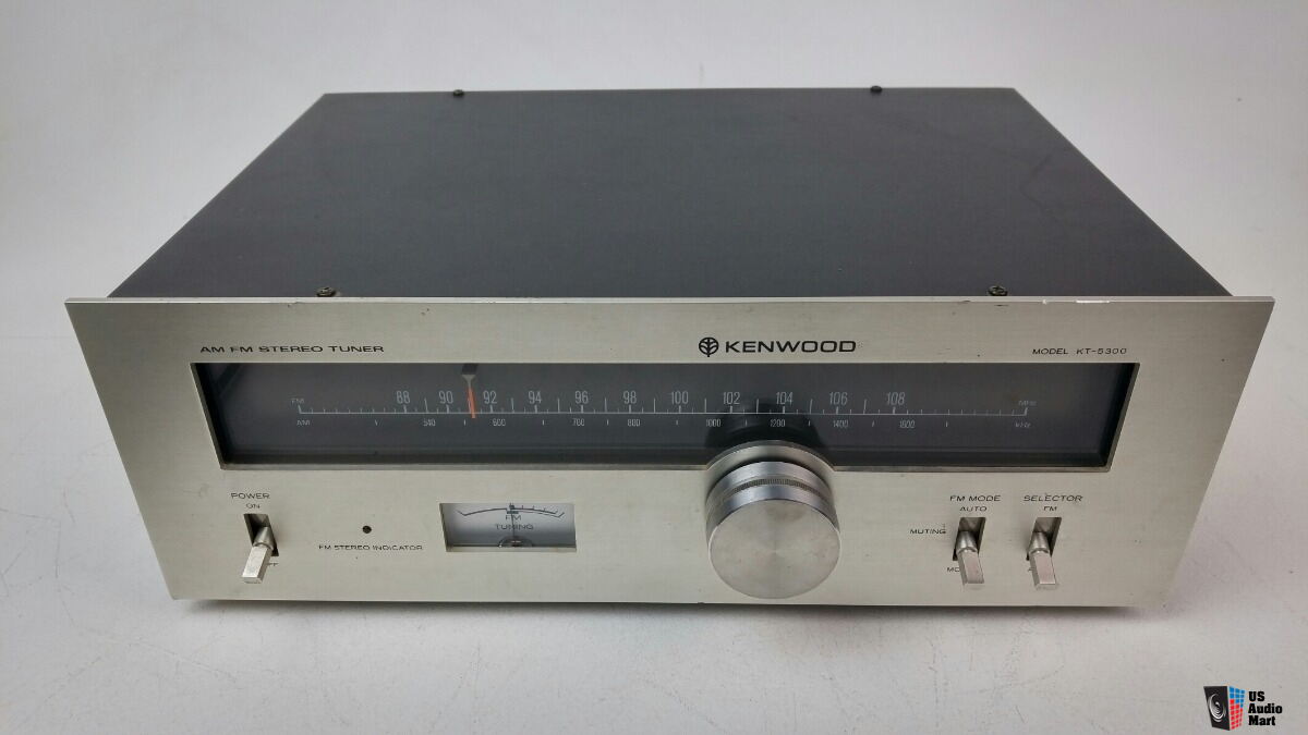 Kenwood KT-5300 Vintage Analog AM/FM Stereo Tuner - READ Photo