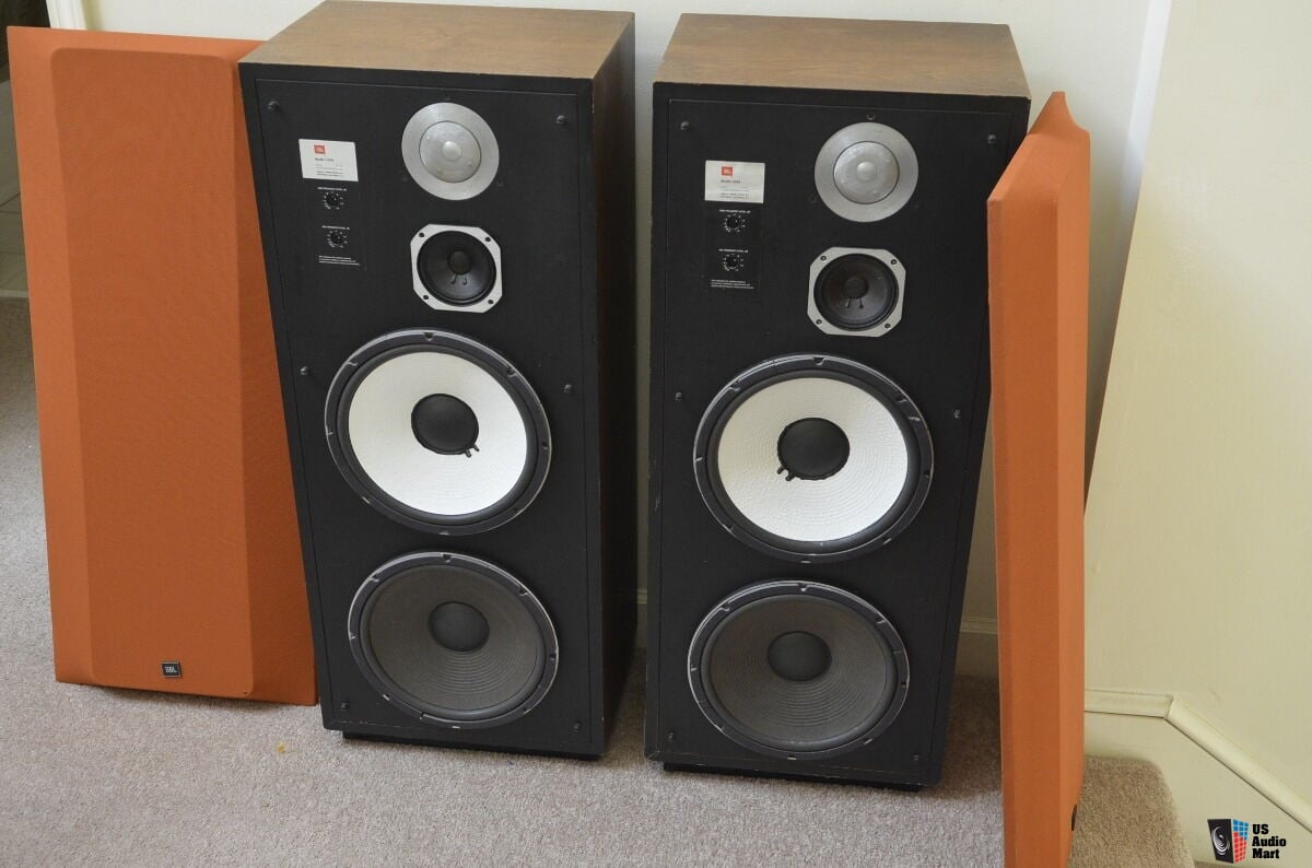 mistænksom ugentlig gidsel JBL Millennium L-150a Speakers [Rare Rust Colored Grill Cloth Photo  #1731850 - US Audio Mart