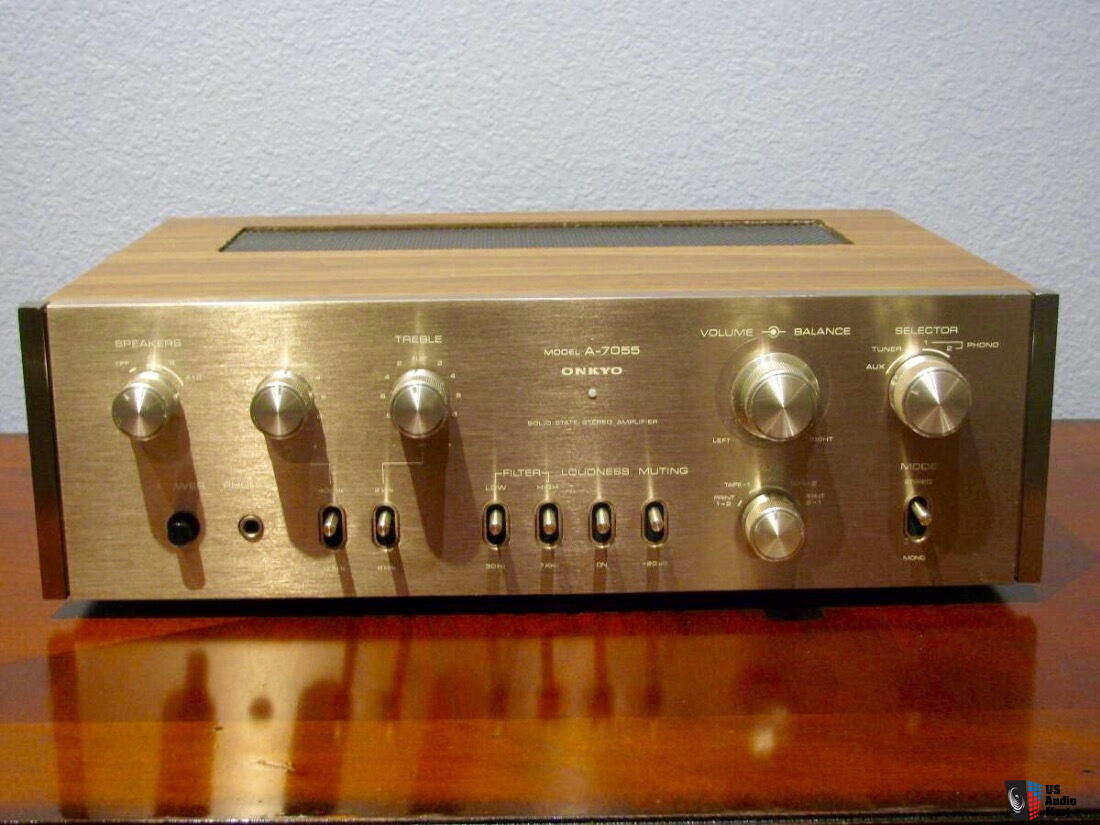 Vintage Onkyo A-7055 (A-755 version in Japan) Integrated Amplifier 