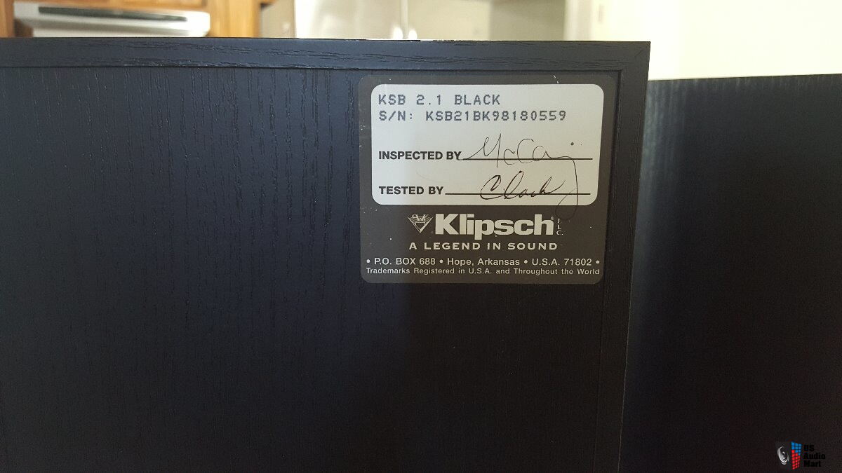 Klipsch KSB2.1 Synergy Series Photo 1797618 US Audio Mart