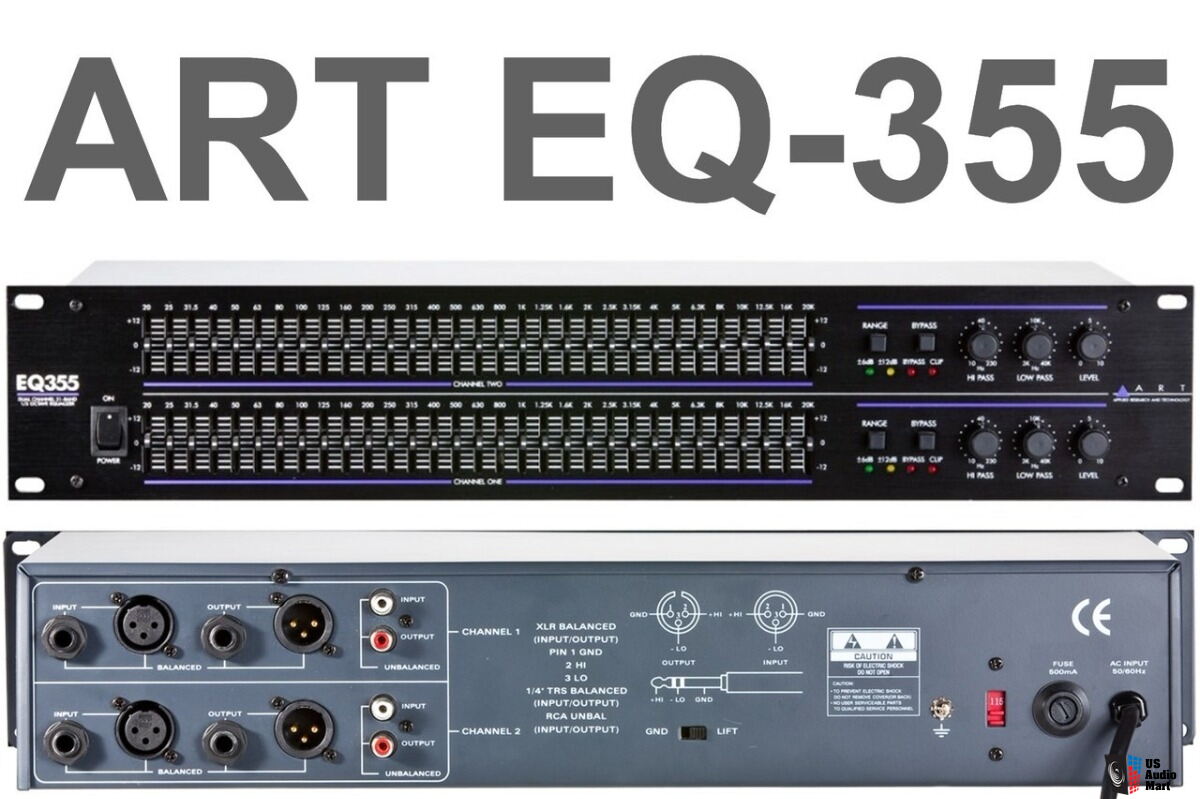 ART EQ355 Dual 31Band 1/3 Octave Graphic EQ Photo 1803533 Aussie