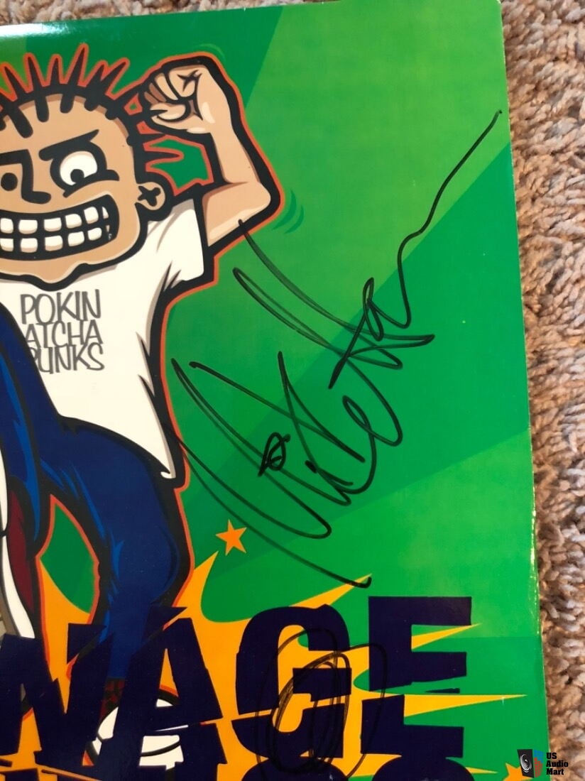 New not Sealed, MxPx Teenage Politics signed LP Cover Photo