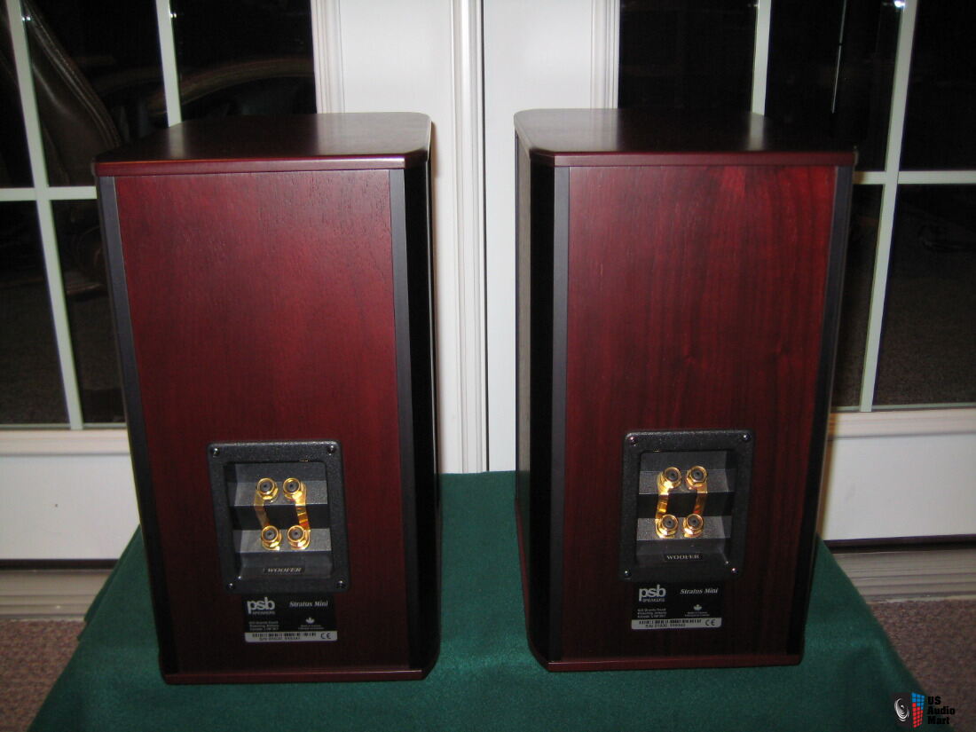 Psb Stratus Mini In Dark Cherry Veneer Audiophile Bookshelf