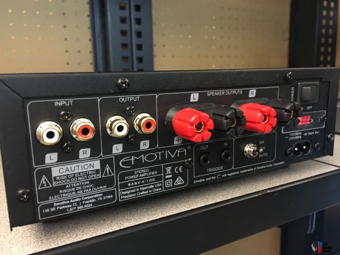 Emotiva A-100 BasX Integrated/Flex Amplifier * MINT Photo #1853500