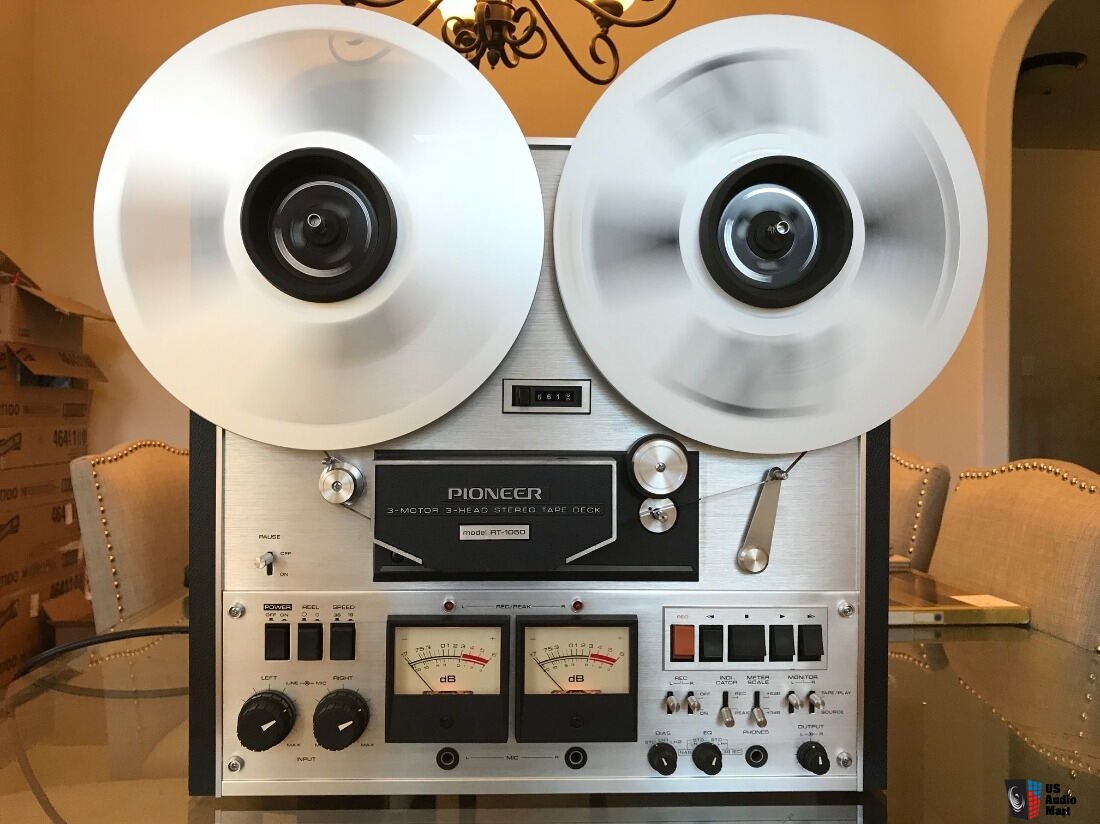 Pioneer RT-1050 reel to reel 2-Track 15ips IEC equalization **SERVICED**  Tape Project ready ** must For Sale - US Audio Mart