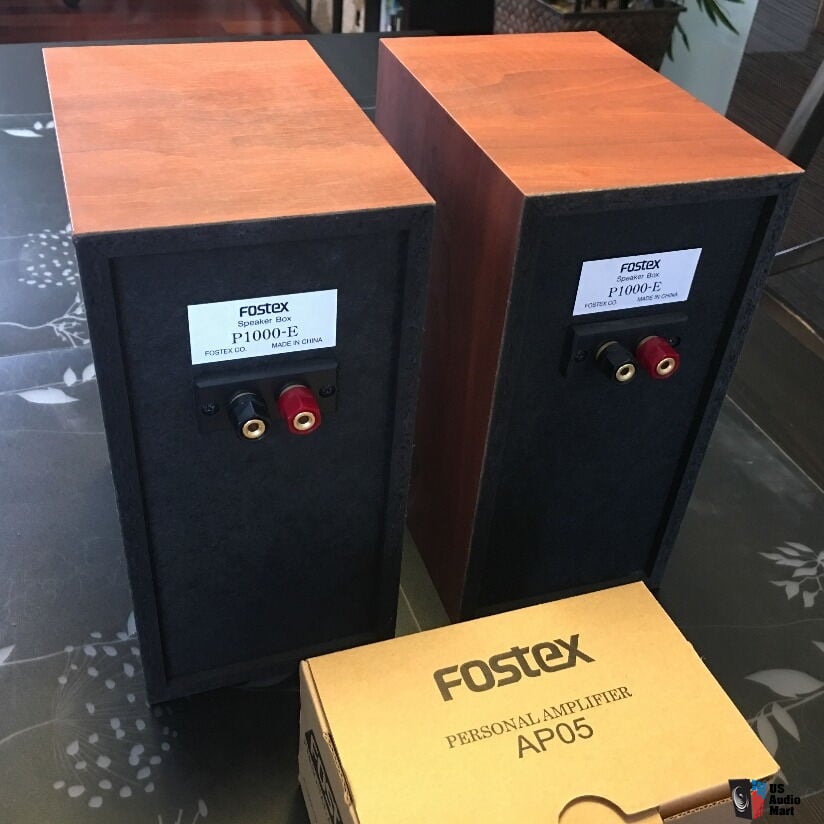 Fostex P1000E + Fe103en-Sol Full Range Speaker Pair, extra Ff105wk