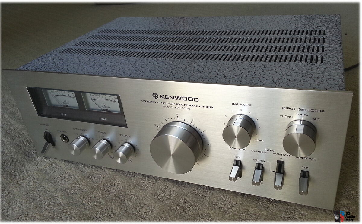 Vintage Art Restored Kenwood KA5700 Integrated Amplifier Photo