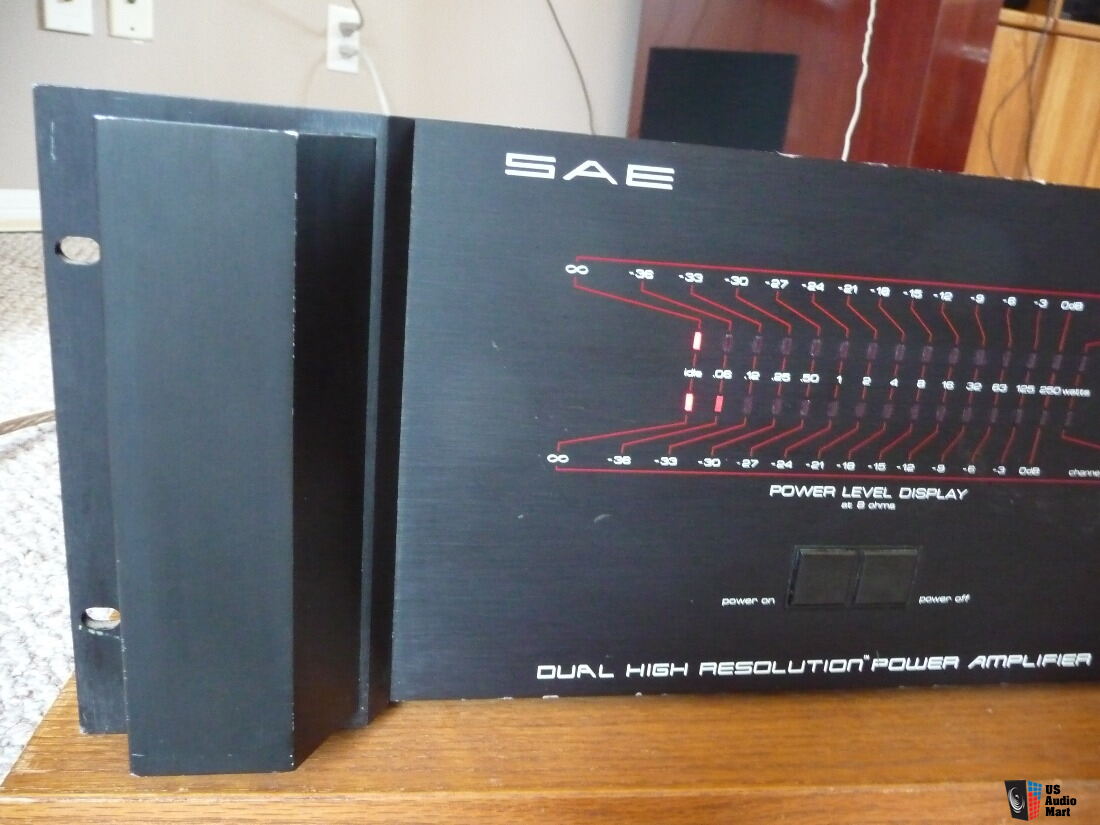 SAE A501 Dual High Resolution Power Amplifier 250 WPC For Sale