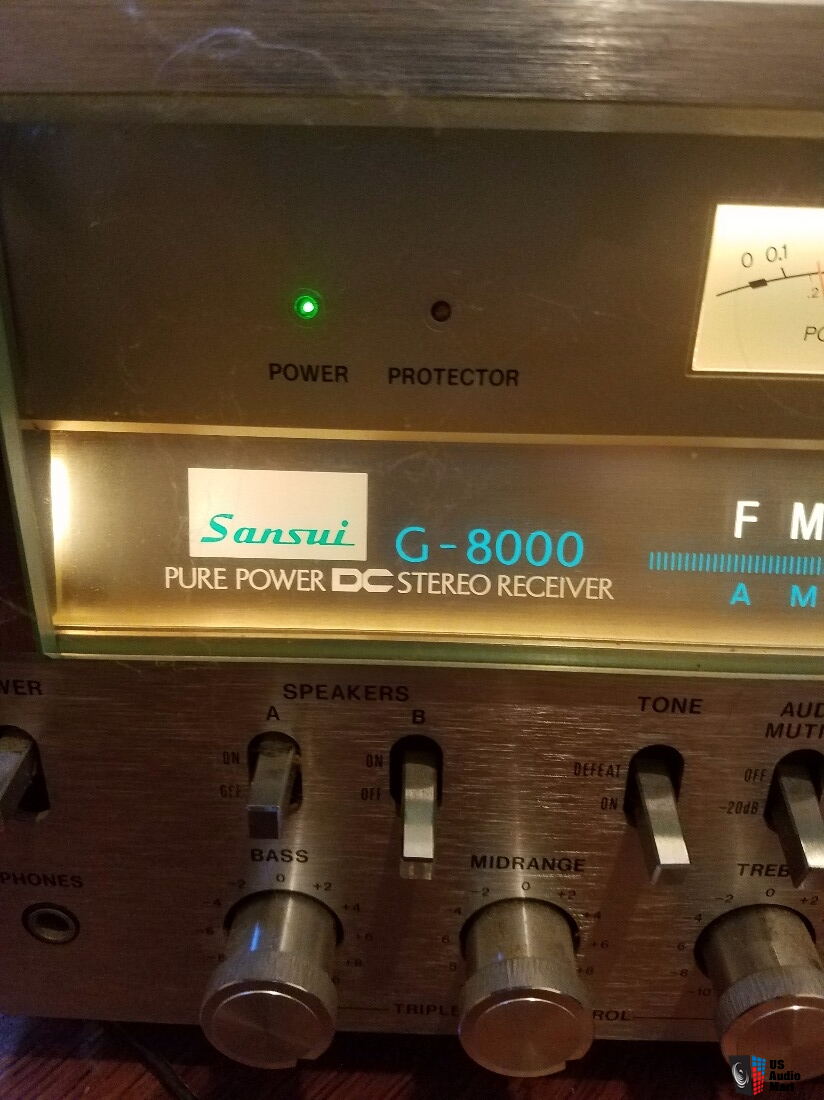 Sansui G8000 Pure Power DC Stereo Receiver + Acoustic Speaker Model