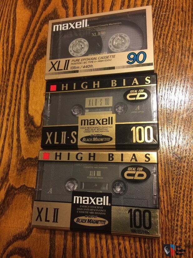 Maxell High Bias XLII 100 Minutes Blank Audio Cassette Tape (100 Minutes) 