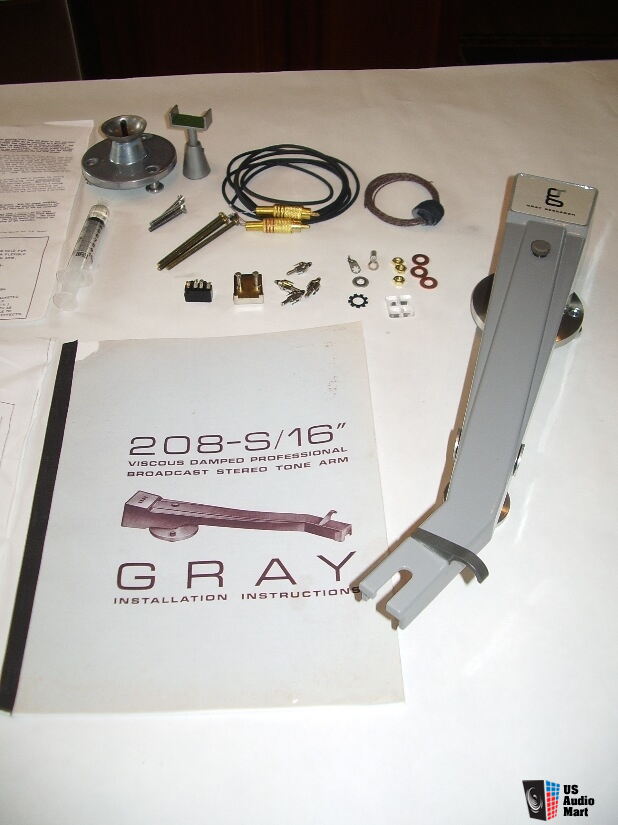 Gray Research 208 Tonearm w/ Extras