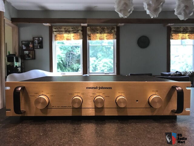 Reduced Conrad Johnson Mf 20 Amp 0w Matching Conrad Johnson Pf 1 Preamp W Phono Line Stage Photo Canuck Audio Mart