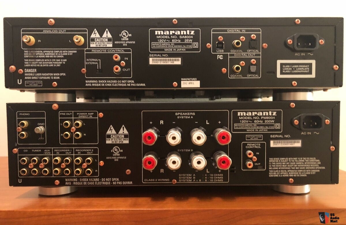 Marantz PM8004 integrated amplifier and SA8004 SACD player combo. Mint  condition each Photo #1965214 - Canuck Audio Mart