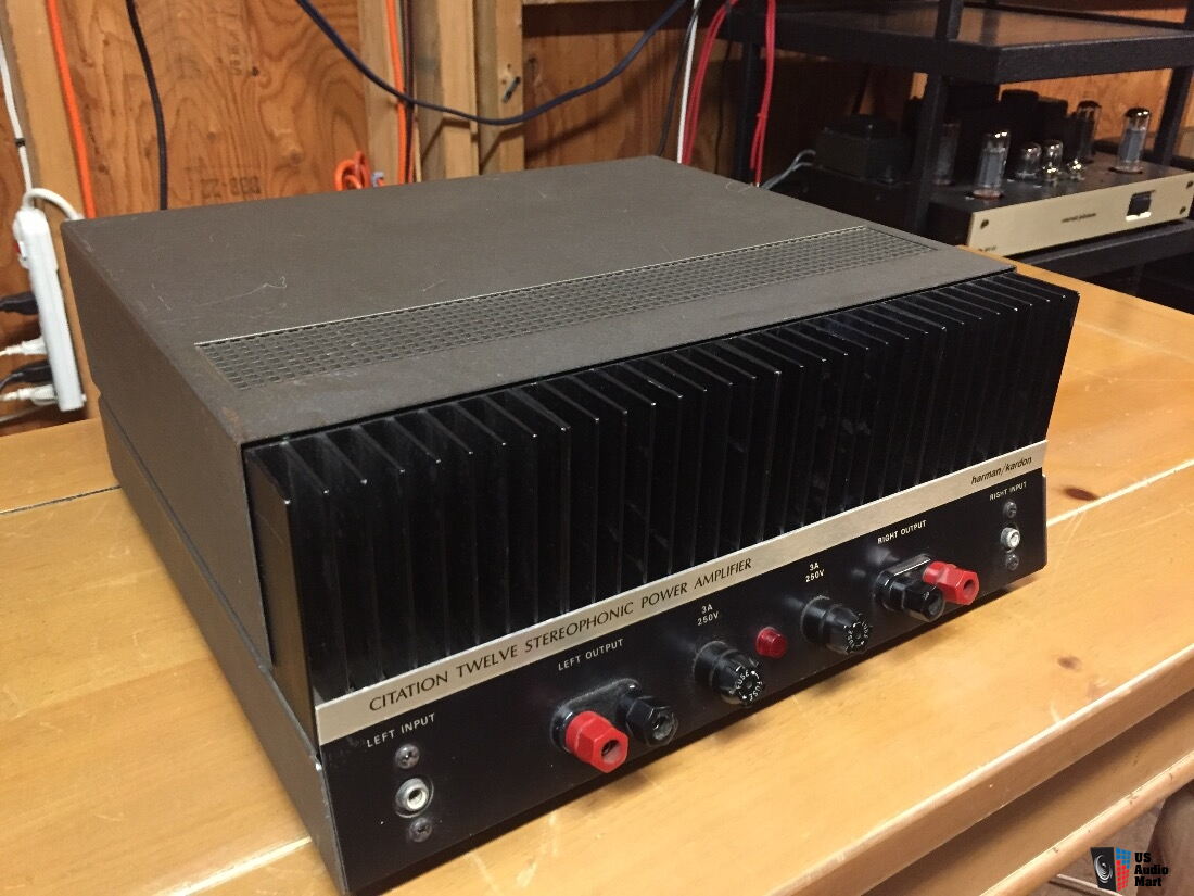 Fully Restored Harman Kardon Citation Twelve Dual Mono Amplifier