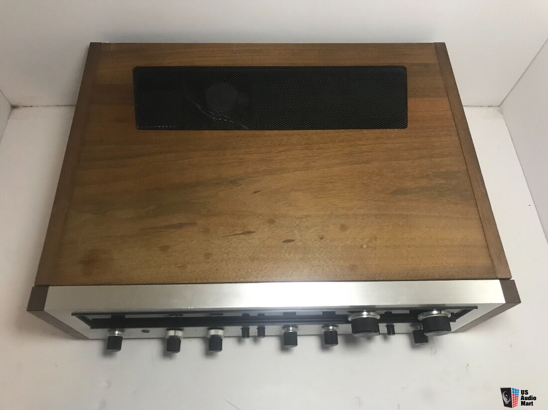 Vintage Pioneer Sx 990 Vintage Wood Cabinet Silver Face Stereo