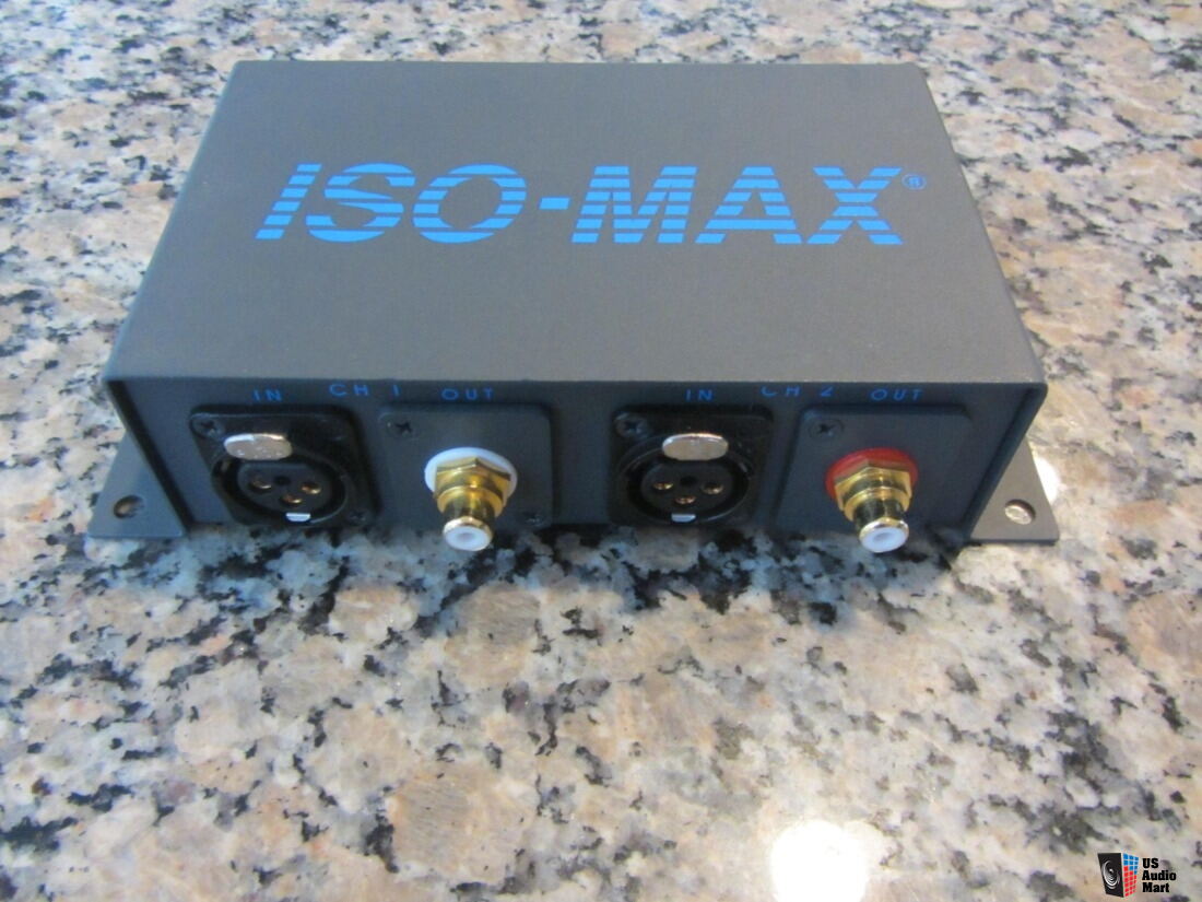 Jensen ISO MAX PC-2XR XLR-RCA, Eliminate Hum/Buzz, Correct db