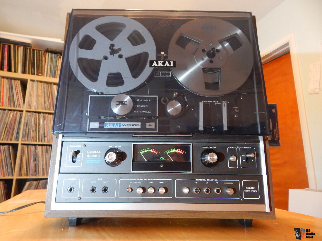 Akai X 1810D Reel to Reel with Dustcover Super Clean Photo #2018070 -  Canuck Audio Mart