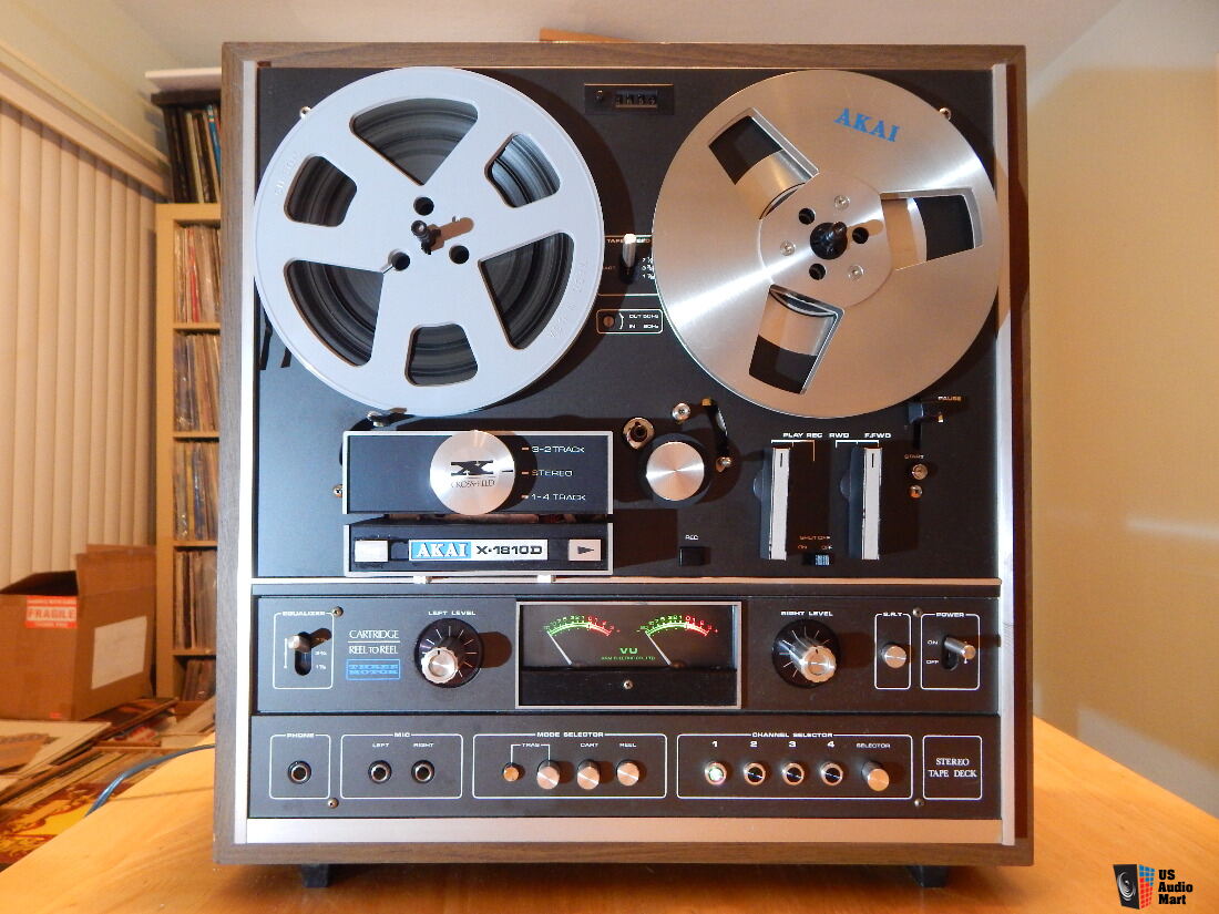 Akai X 1810D Reel to Reel with Dustcover Super Clean Photo