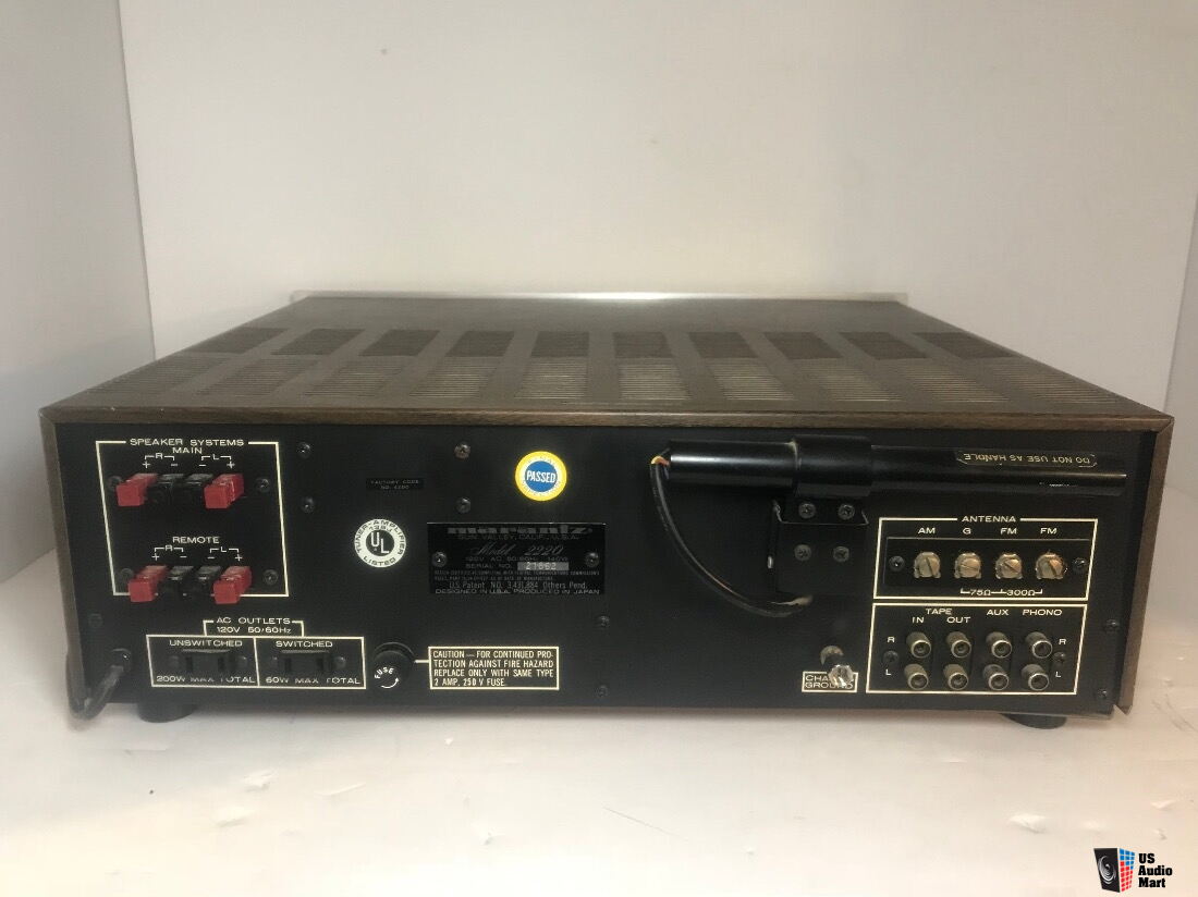 1974 Marantz Model 2220 receiver Photo 2024992 US Audio Mart