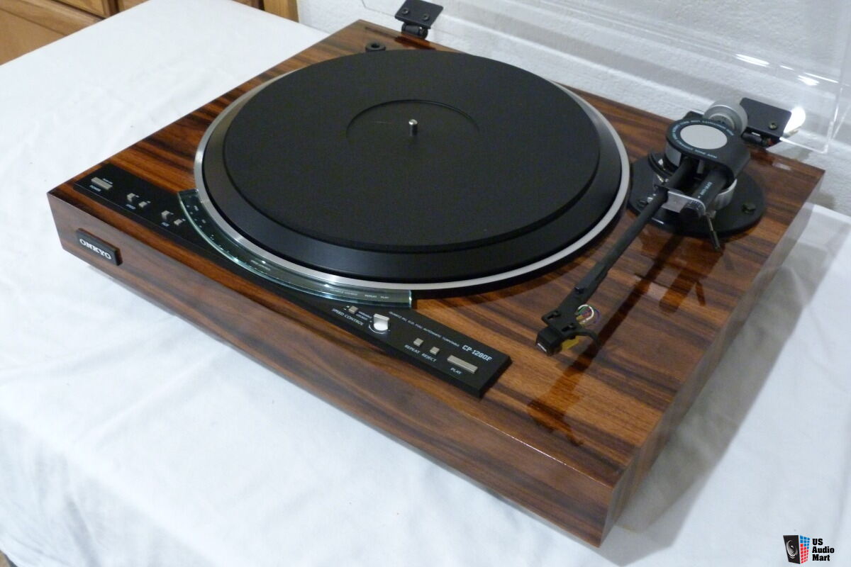 Onkyo CP-1280f Turntable, Restored. Rosewood veneer Photo #2026524