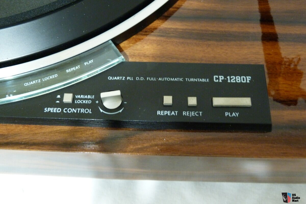 Onkyo CP-1280f Turntable, Restored. Rosewood veneer Photo #2026527