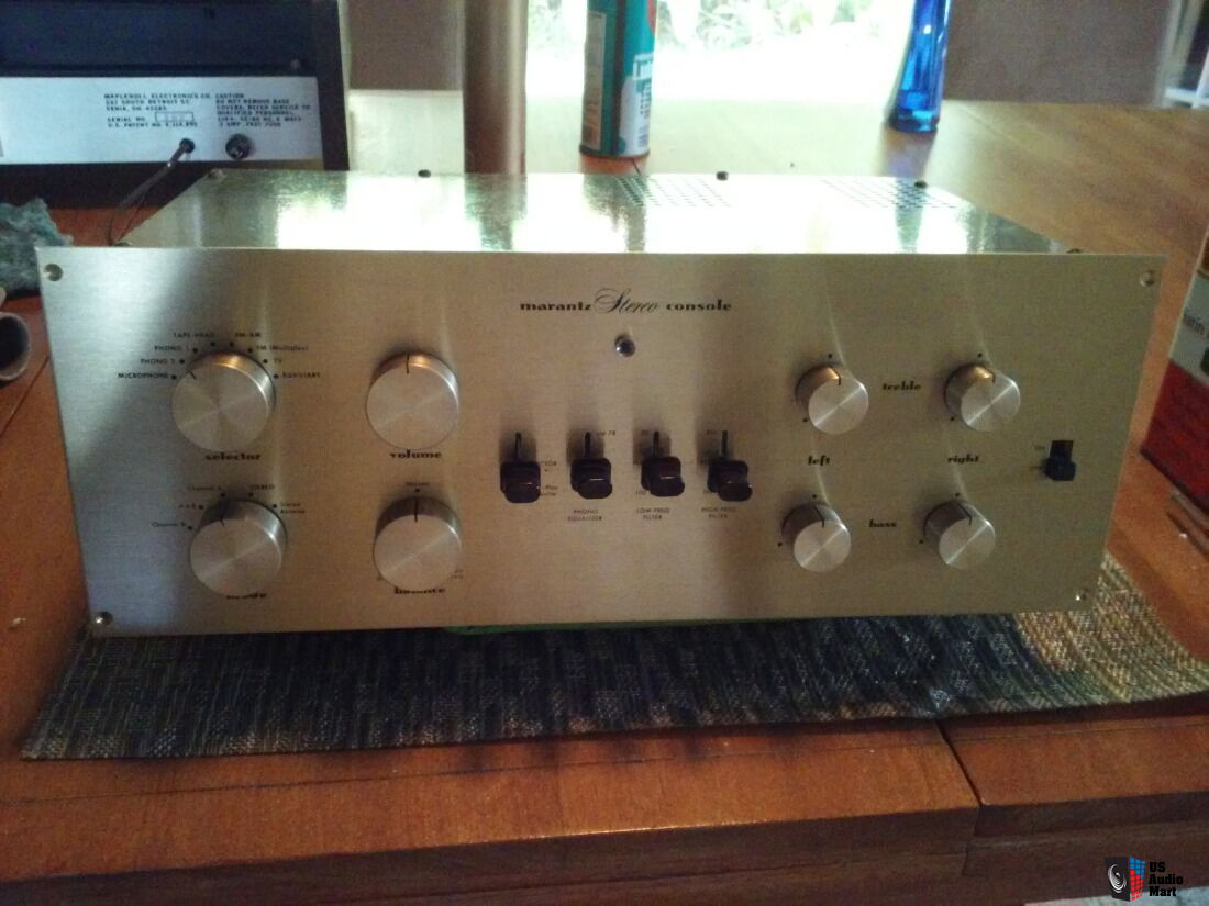 Marantz 7 Preamp Green Chassis Gold Faceplate Serial Number For Sale Us Audio Mart