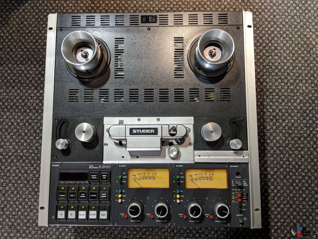 Studer A810 Professional Reel to Reel Tape Recorder / New Flux Magnetic  Heads Photo #2040934 - US Audio Mart