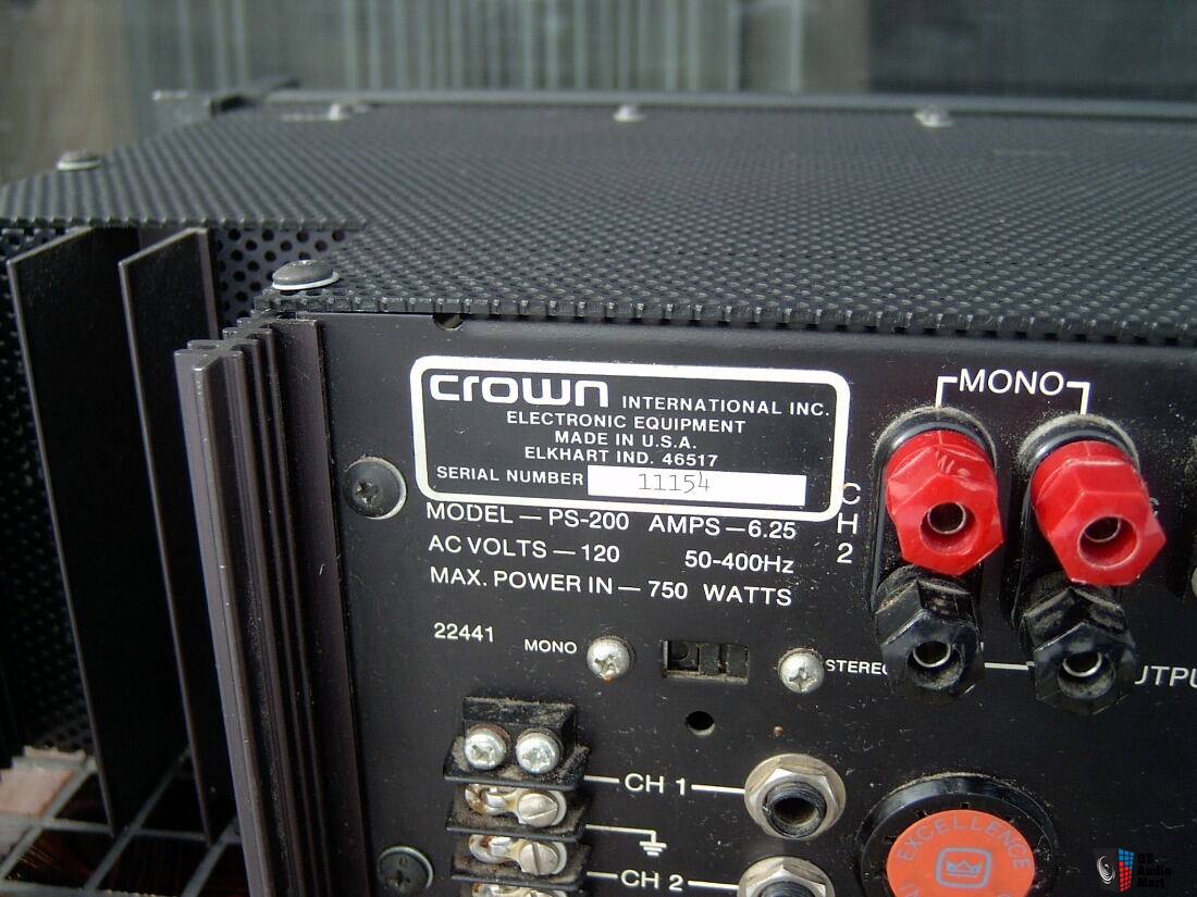 crown ps-200 Photo #2052406 - US Audio Mart