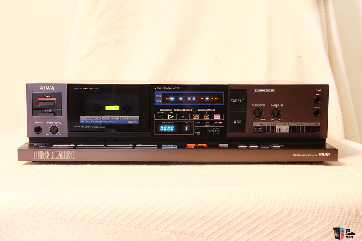 Aiwa ADR550 cassette deck Photo 2053495 US Audio Mart