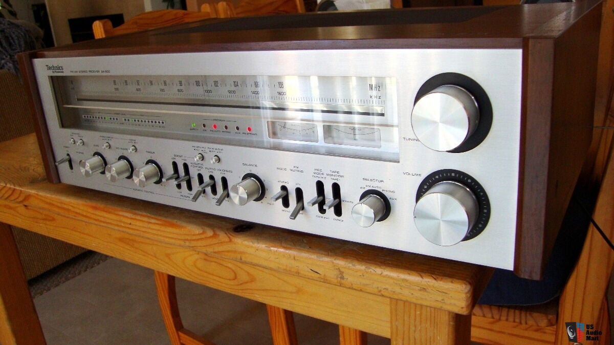 Technics SA Vintage Monster FM AM Stereo Receiver Photo US Audio Mart