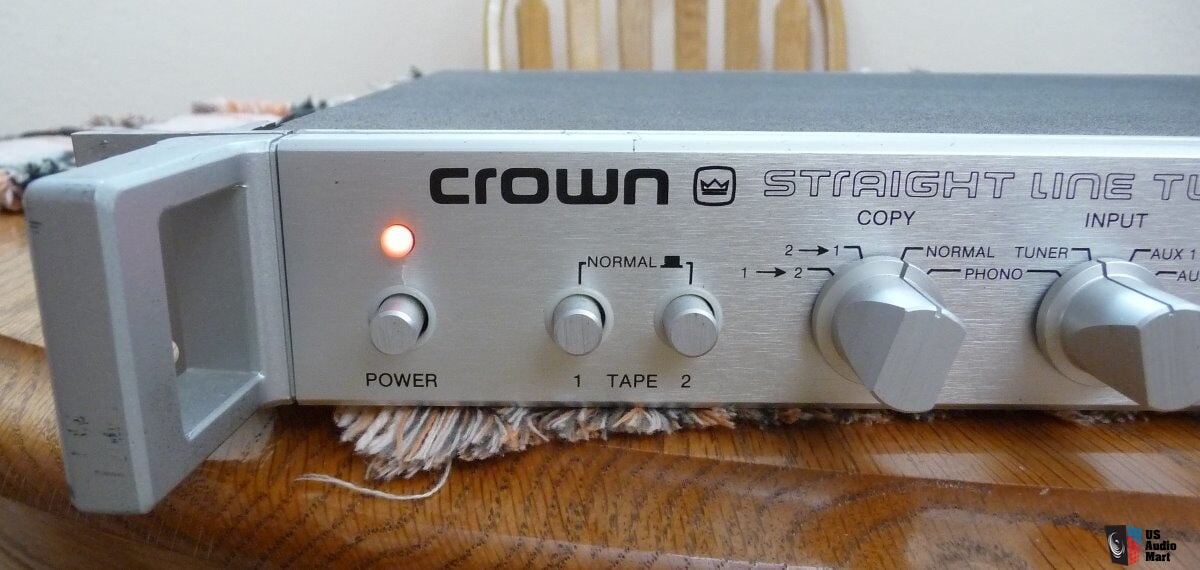 Crown SL-2 Straight Line Two Preamplifier Phono Preamp Upgraded