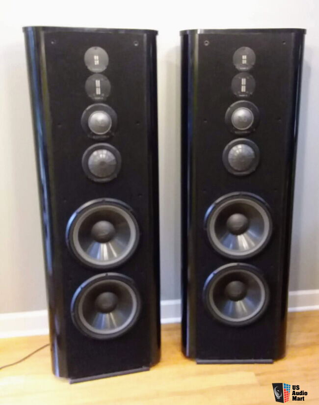Infinity Kappa 9 Speakers, beautiful black lacquer finish Photo ...