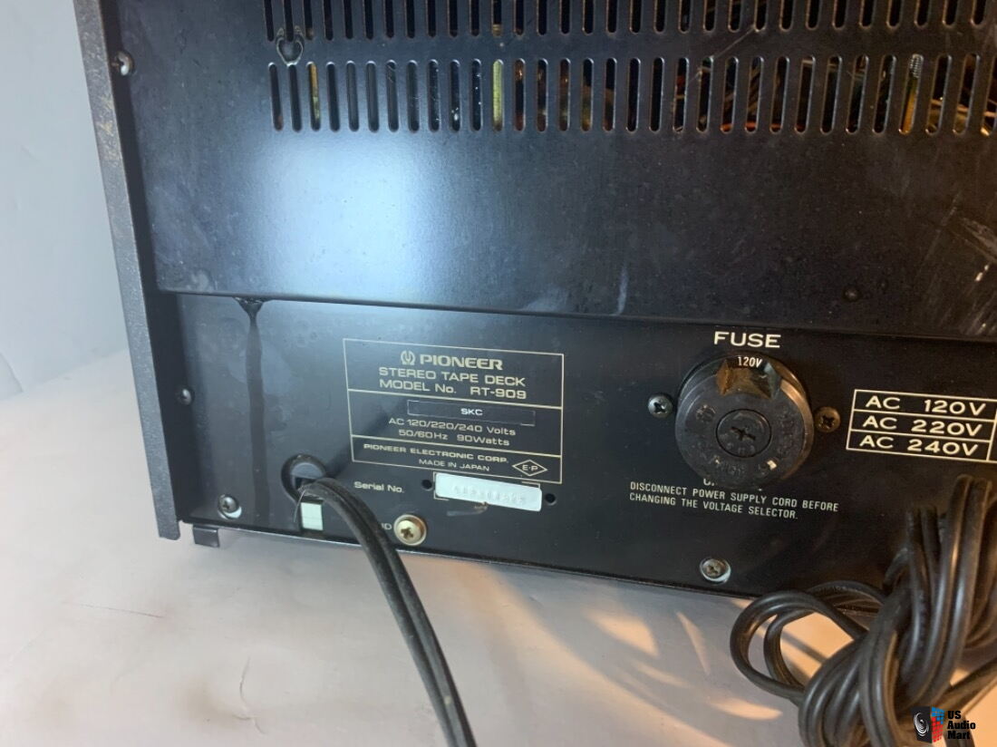 Pioneer RT-909 reel to reel tape deck For Sale - US Audio Mart