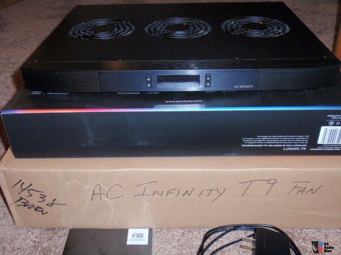 AC Infinity AIRCOM T9, Receiver and Component Top Exhaust Cooling Fan - Cancelled Photo #2197401 - Audio Mart