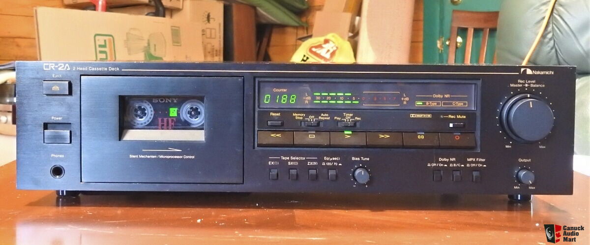 Nakamichi CR-2A Cassette Tape Deck Player & Recorder 