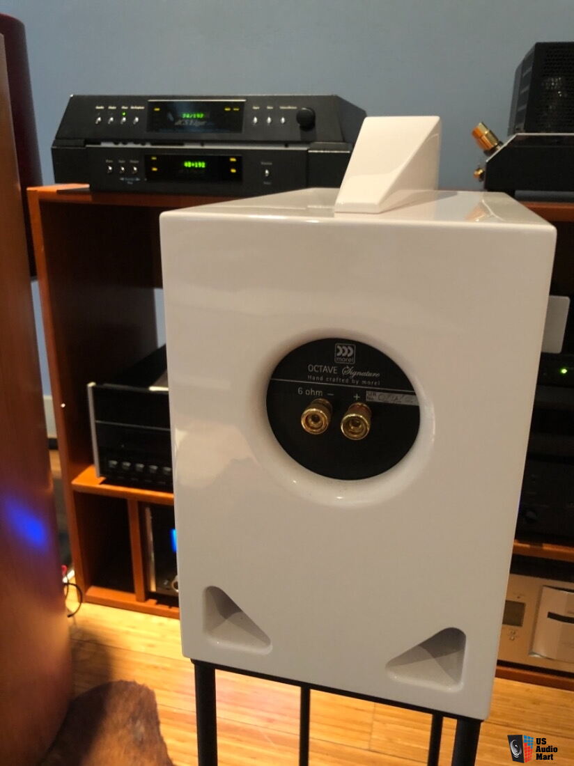 Morel Octave Signature speakers in white Made in Israel Photo 2218395 US Audio Mart