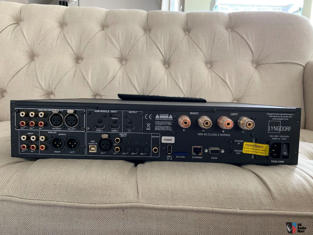 Lyngdorf TDAI 3400 Integrated Amplifier (Digital and Analog Modules